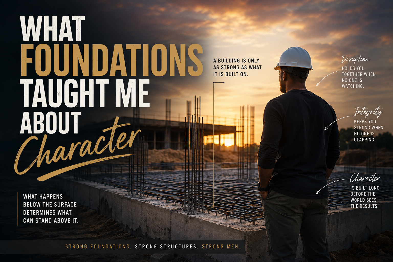 What Foundations Taught Me About Character